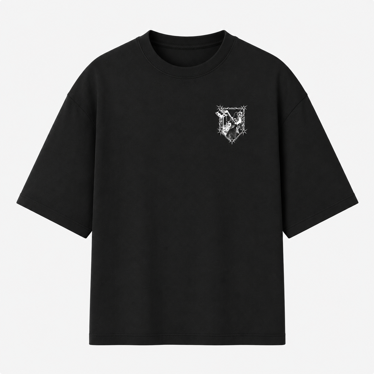CAmiseta Oversized Recompense eles pelo mundo que criaram