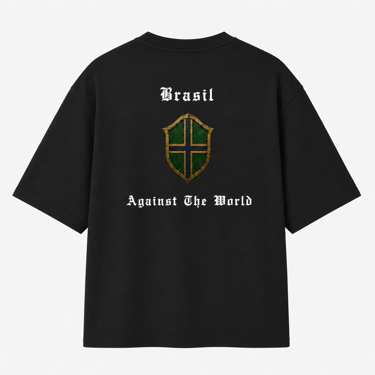 Camiseta Oversized - Brasil Contra o Mundo