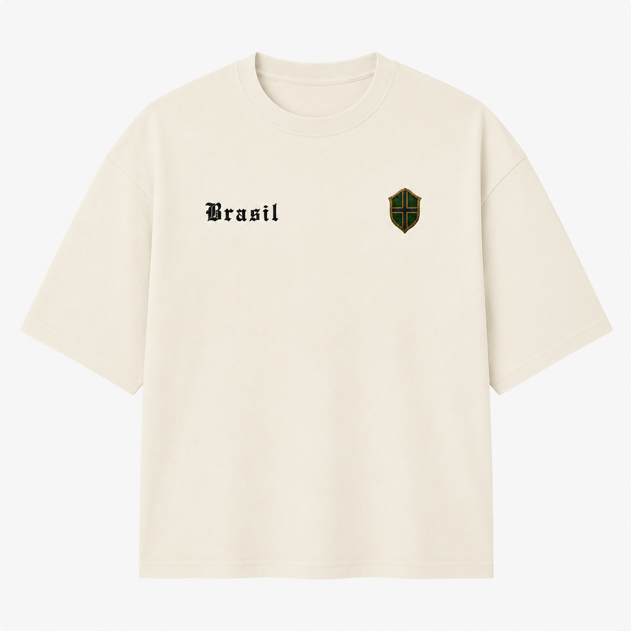 Camiseta Oversized - Brasil Contra o Mundo