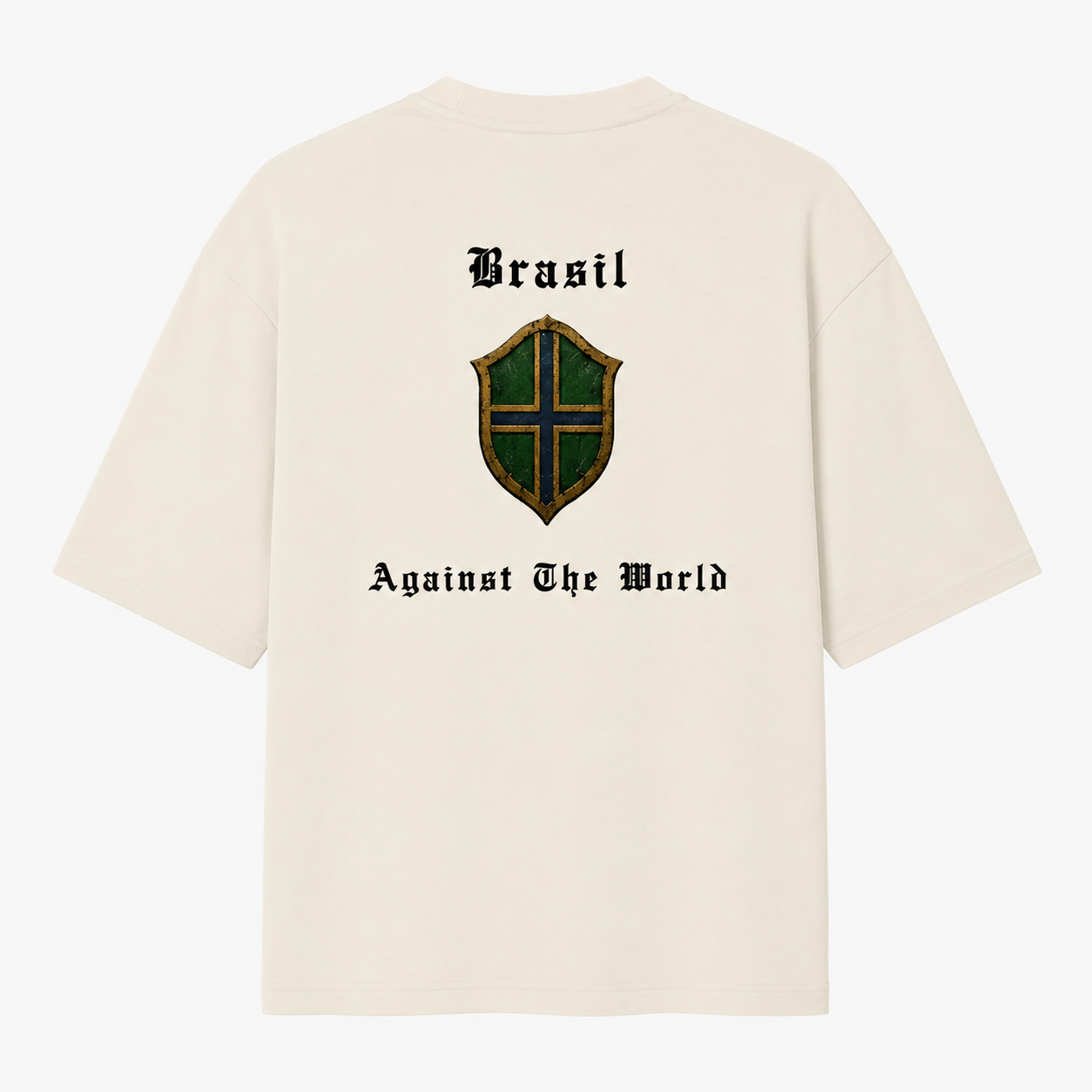 Camiseta Oversized - Brasil Contra o Mundo