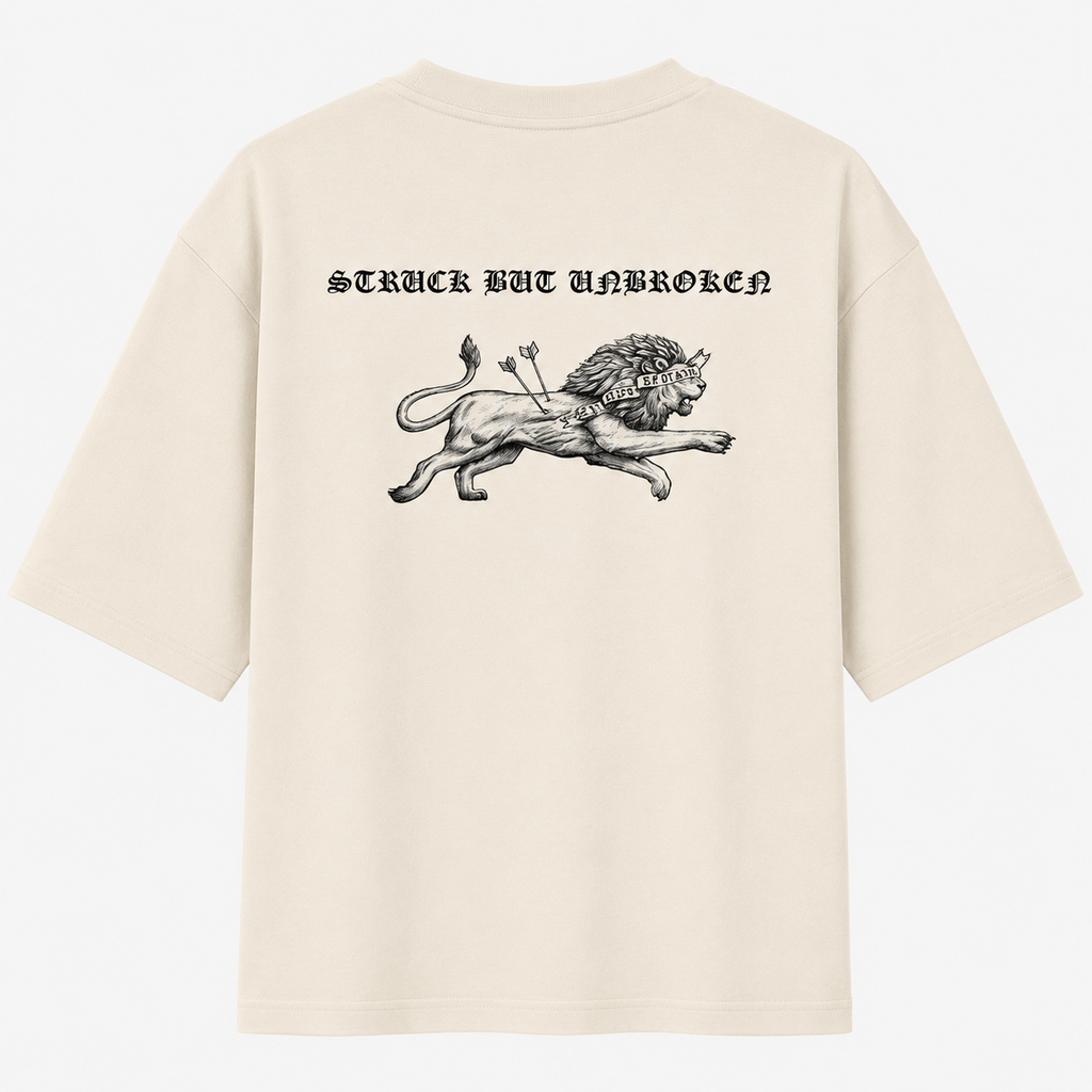 Camiseta Oversized - Não tenha medo