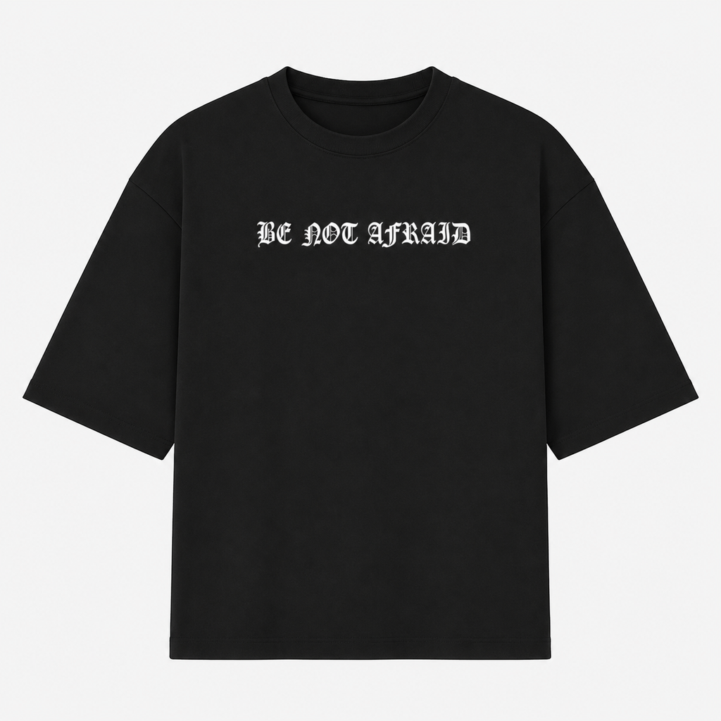 Camiseta Oversized - Não tenha medo