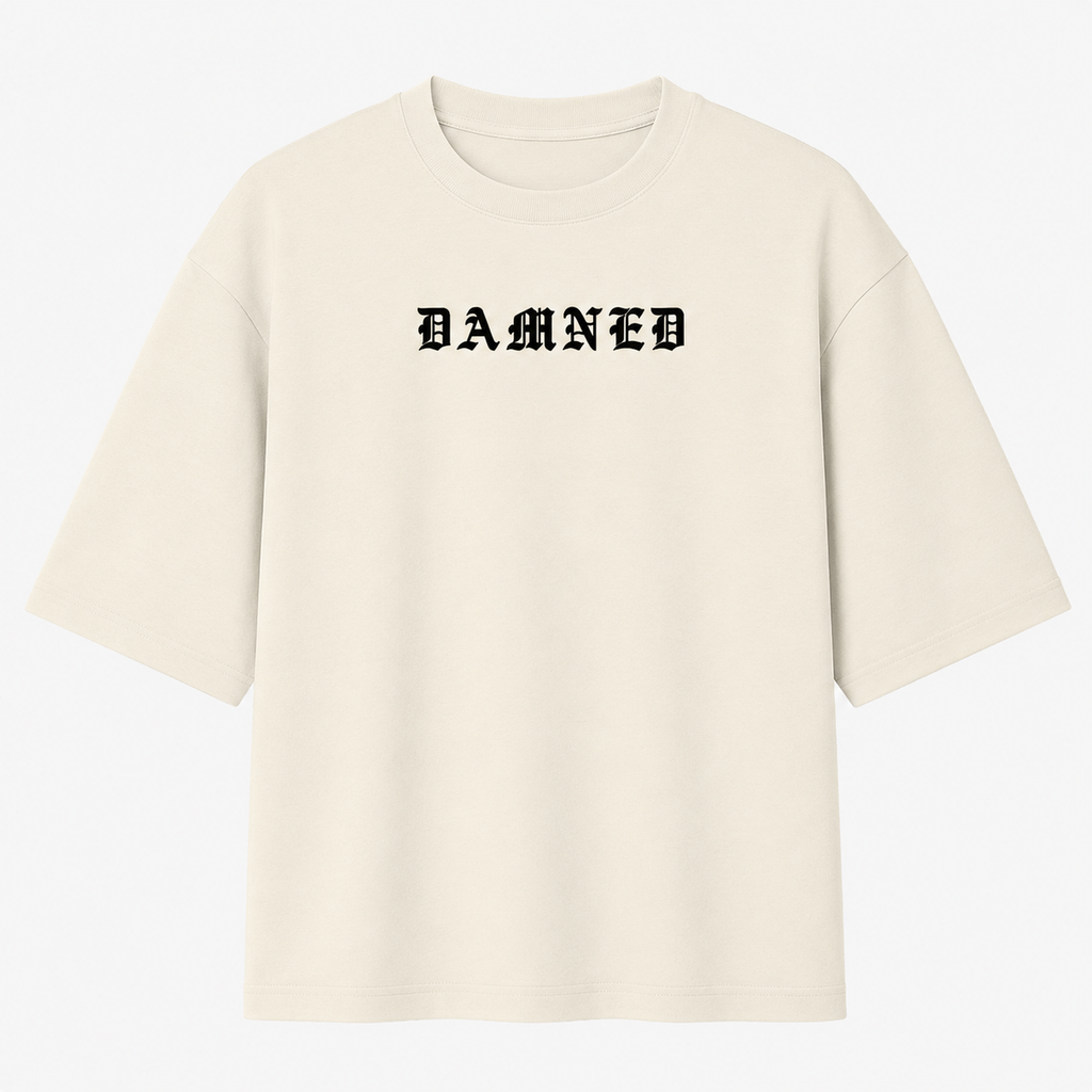 Camiseta Oversized - O trono pertence aos amaldiçoados