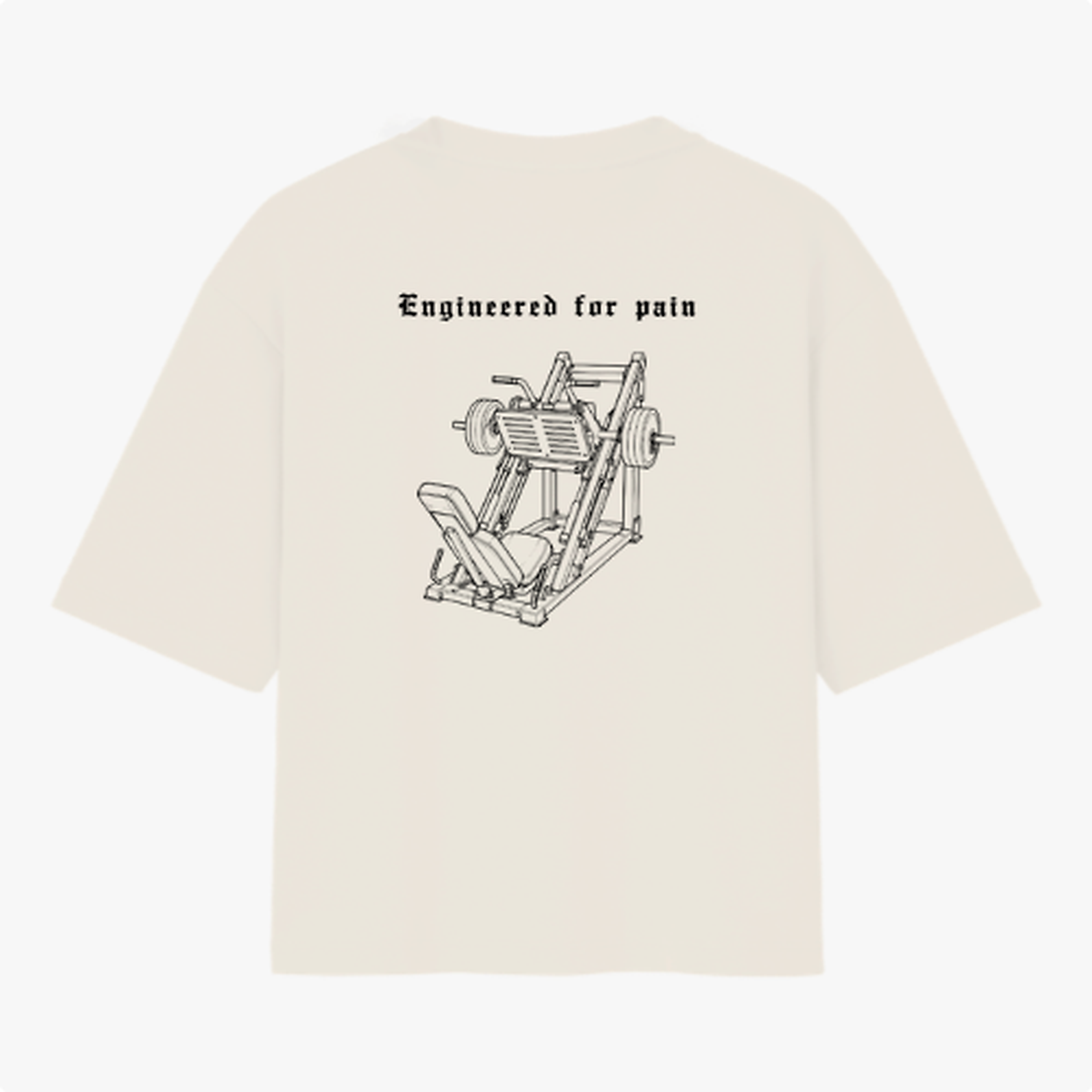 Camiseta Oversized - Leg Press