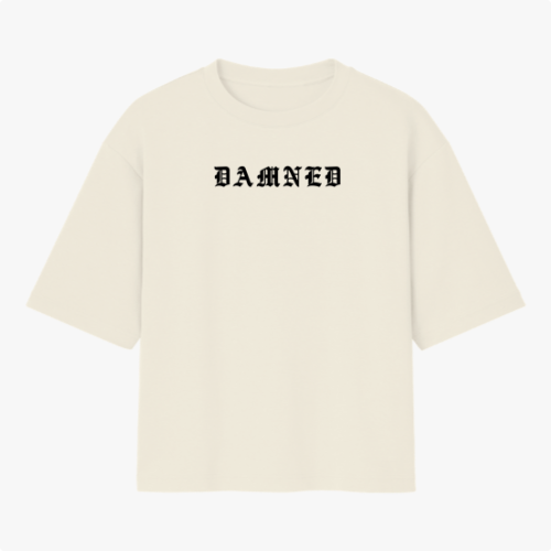 Camiseta Oversized - O trono pertence aos amaldiçoados