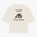 Camiseta Oversized - O trono pertence aos amaldiçoados