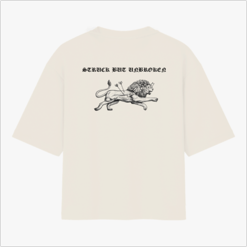 Camiseta Oversized - Não tenha medo