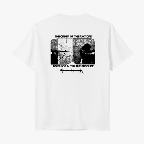 Camiseta - A ordem dos fatores não altera o produto